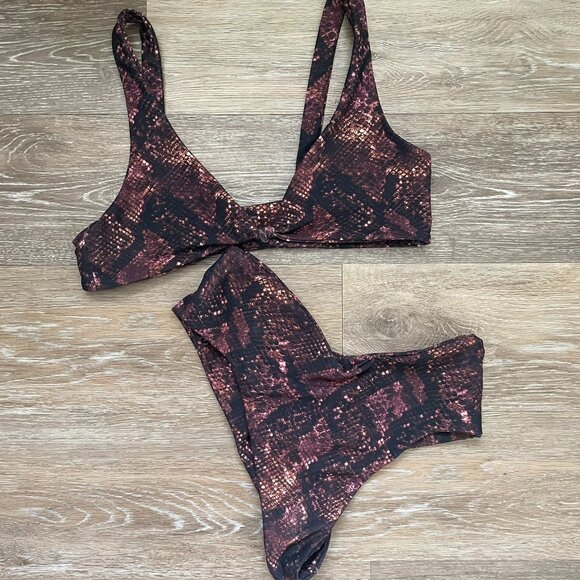 Skatie Snake Print Bikini (M/S) - Picture 1 of 1